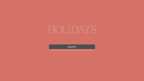 Modern-holiday-greeting-card-Happy-Holidays-in-clean,-minimalist-design