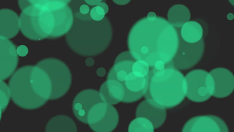 Abstract-green-background-with-scattered-circular-shapes