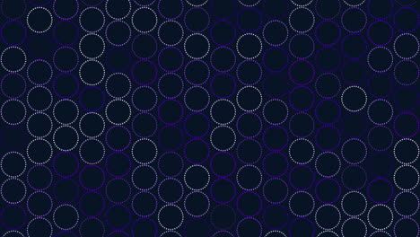 Abstract-pattern-green-circles-on-dark-blue-background