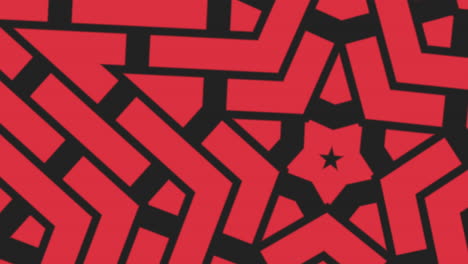 Bold-and-striking-red-and-black-star-pattern