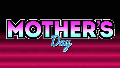 Celebre-El-Día-De-La-Madre-Con-Palabras-Estilo-Neón-Sobre-Fondo-Rayado