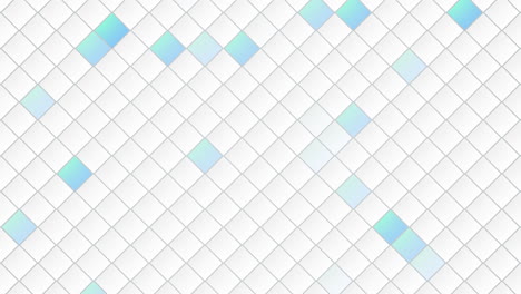 Patrón-De-Diamante-Blanco-Y-Azul-Transparente-En-Diseño-De-Cuadrícula