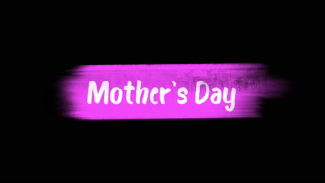 Feiern-Sie-Den-Muttertag-Mit-Einem-Kräftigen-Pinselstrich-Banner-In-Schwarz-Und-Pink