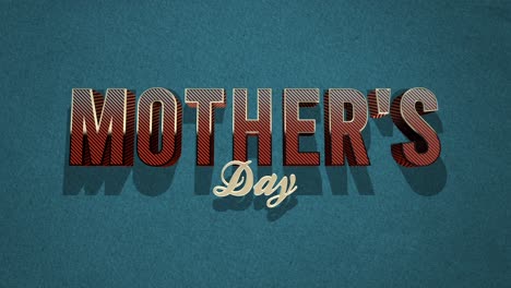 Celebre-El-Día-De-La-Madre-Con-Un-Vibrante-Texto-En-3D-Sobre-Fondo-Azul