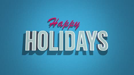 Cheerful-Happy-Holidays-text-in-red-and-blue-floating-letters-on-light-blue-background