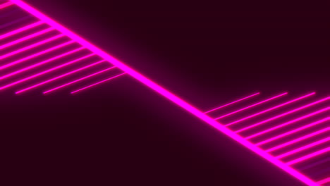 Dynamic-pink-line-on-a-black-background