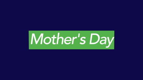 Celebre-El-Día-De-La-Madre-Con-Una-Pancarta-Verde-Vibrante-Sobre-Un-Fondo-Azul-Relajante