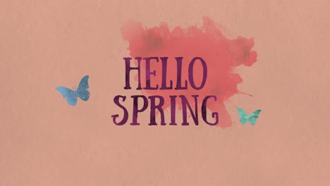 Begrüßen-Sie-Die-Jahreszeit-Mit-Flatternden-Schmetterlingen-Und-Einem-„Hallo-Frühling“-Text