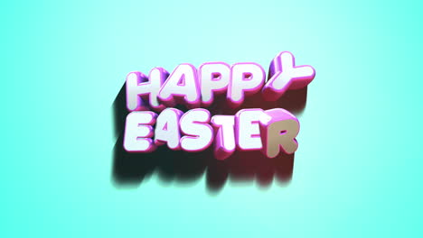 Cheerful-3d-Happy-Easter-text-in-blue-background