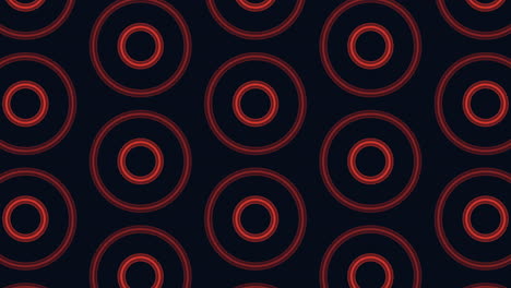 Futuristic-blue-circle-pattern-on-black-background