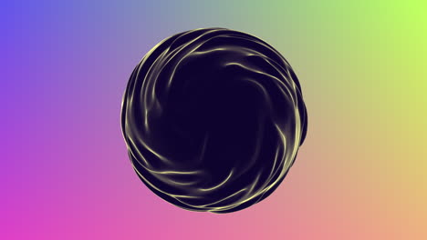 Digital-art-swirling-pattern-on-black-sphere