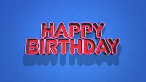 Vibrante-3d-Feliz-Cumpleaños-En-Rojo-Sobre-Azul-Una-Celebración-De-Alegría