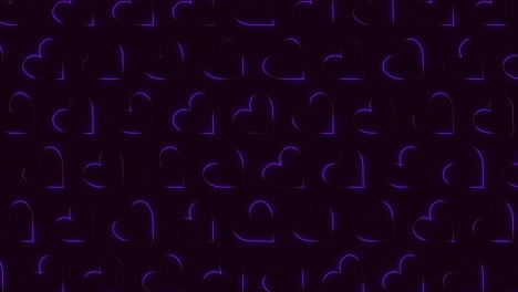 Patrón-De-Luz-Violeta-Luminosa-Sobre-Fondo-Oscuro