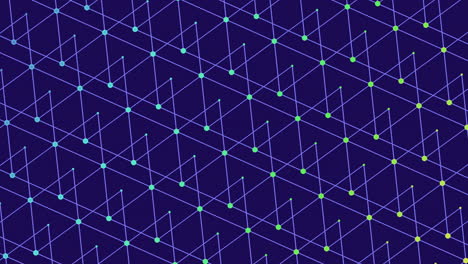 Diseño-Geométrico-Patrón-De-Cuadrícula-Púrpura-Y-Rosa