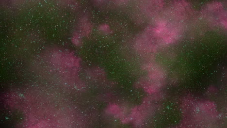 Digital-artwork-of-a-colorful-nebula-in-pink,-green,-and-purple