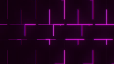 Elegant-purple-line-pattern-on-black-background
