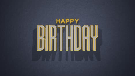Elegant-Happy-Birthday-card-in-gold-foil-on-dark-blue-paper