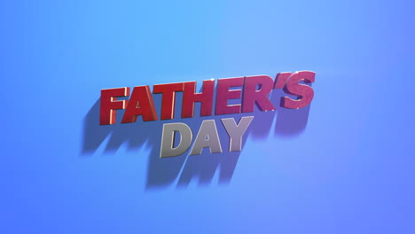 Celebrate-Fathers-Day-with-striking-3d-text-design-in-bold-colors