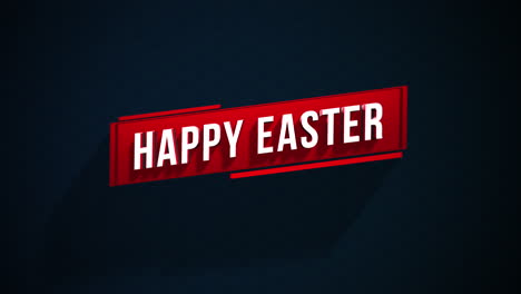 Colorful-easter-greetings-red-banner-with-Happy-Easter-on-dark-blue-background