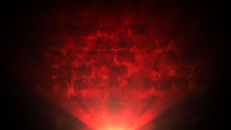 Auffallendes-Rotes-Licht-Vor-Dunklem-Hintergrund