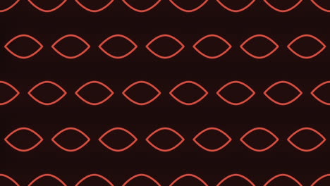 Das-Symmetrische-Rote-Neonlichtgitter-Erzeugt-Ein-Faszinierendes-Rautenmuster
