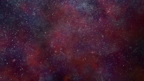 Impresionante-Nebulosa-Estilizada-Con-Rojos,-Azules-Y-Morados-Vibrantes