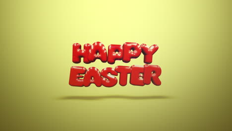 Happy-Easter-vibrant-red-text-on-a-sunny-yellow-background