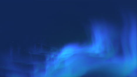 Cautivante-Aurora-Boreal-Azul,-Una-Fascinante-Exhibición-Nocturna-En-El-Cielo.