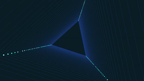 Triángulo-Azul-Diagonal-Con-Diseño-Geométrico-Abstracto-De-Línea-Punteada