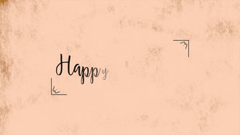 Handwritten-Happy-Birthday-card-on-distressed-textured-paper