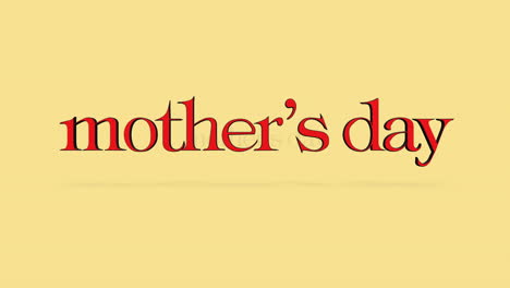 Celebre-El-Día-De-La-Madre-Con-Texto-Negro-En-Negrita-Sobre-Fondo-Amarillo-Vibrante