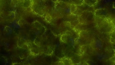 Nebulosa-Verde-Radiante-Un-Reflejo-Estelar-En-El-Espacio