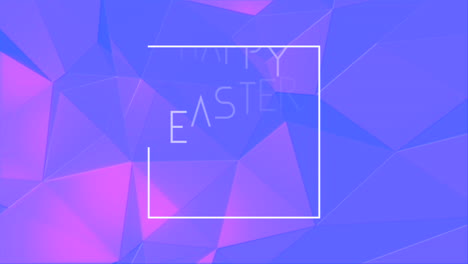 Vibrante-Diseño-Geométrico-De-Pascua-Triángulos-Azules-Y-Morados-Con-Texto-De-Feliz-Pascua