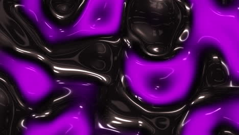 Wirbelndes-Muster-Aus-Violetter-Und-Schwarzer-Flüssigkeit,-Abstrakter-Hintergrund-Für-Website-Oder-Designprojekt