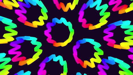Colorful-spiral-pattern-of-overlapping-circles