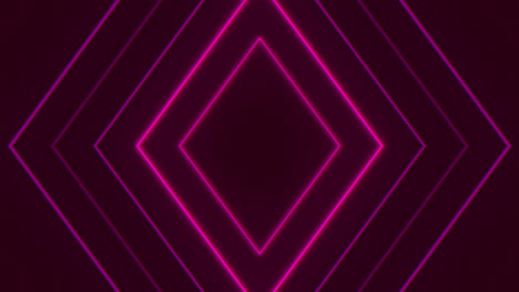 Black-and-pink-neon-diamond-pattern-on-dark-background