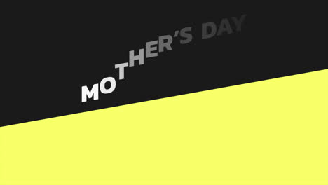 Celebre-El-Día-De-La-Madre-Con-Una-Elegante-Tarjeta-Amarilla-Y-Negra.
