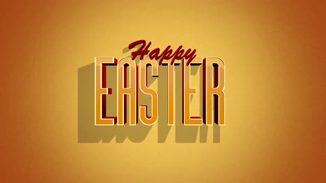 Easter-greeting-card-Happy-Easter-in-colorful-paper-style-on-warm-gradient-background