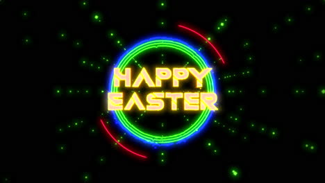 Vibrant-neon-Happy-Easter-sign-in-green-and-pink-lights