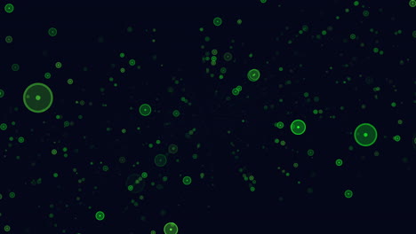 Futuristic-high-tech-design-green-dots-on-black-background