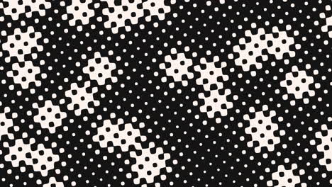 Bold-and-timeless-close-up-of-a-black-and-white-polka-dot-pattern