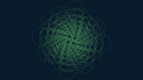 Symmetrisches-Kreismuster-Mit-Komplizierten-Linien-Und-überlappenden-Kreisen