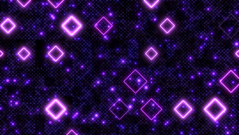 Elegant-purple-diamond-pattern-on-black-background