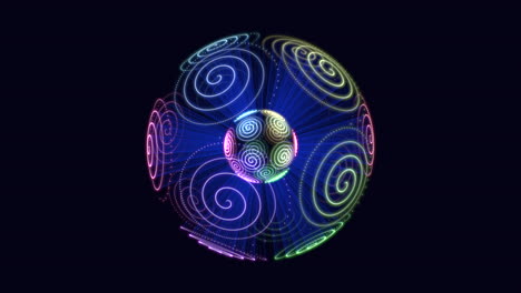 Wirbelnder-3D-Wirbel-Eine-Farbenfrohe-Darstellung-Dynamischer-Bewegung