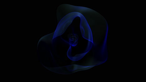 Misterioso-Diseño-Abstracto-Azul-Y-Negro-Arremolinado