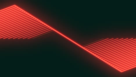 Dynamische-Rote-Wellenform-Mit-Klaren,-Modernen-Linien-Auf-Dunklem-Hintergrund