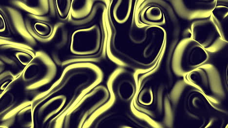 Dynamic-black-and-yellow-swirling-pattern