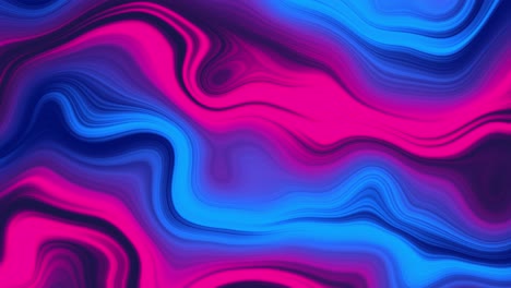 Neon-Wavy-Line-Loop-Cyan-Background