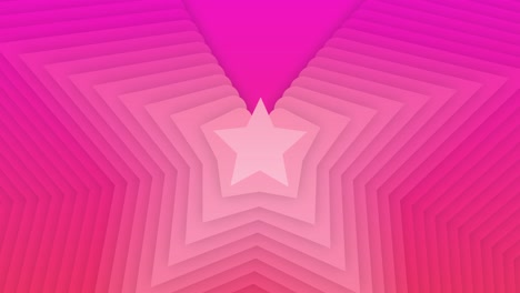 Glossy-Cut-Out-Stars-Pink-Background