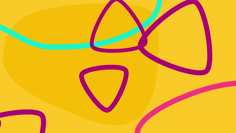 Geometric-Animated-Yellow-And-Purple-Background